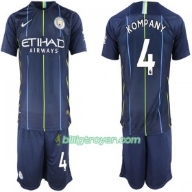 Billige Fotballdrakter Manchester City Kompany 4 Barn Bortedraktsett 2018/19 Kortermet